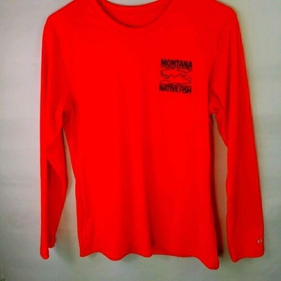 Badger Sports Long Sleeve Neon Pink Top. Size M - Picture 1 of 11
